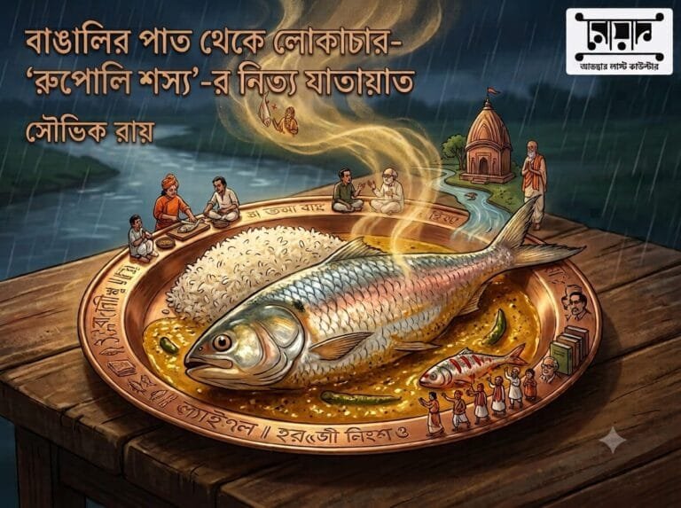 বাঙালির পাত থেকে লোকাচার– ‘রুপোলি শস্য’-র নিত্য যাতায়াত – সৌভিক রায়