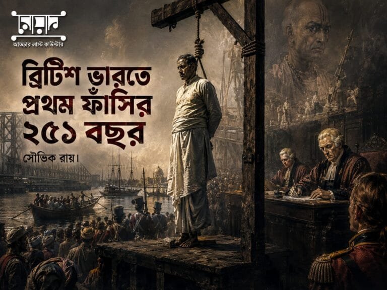 ব্রিটিশ ভারতে প্রথম ফাঁসির ২৫১ বছর, প্রকাশ্যে মৃত্যুদণ্ড কতটা বদলে দিয়েছিল কলকাতাকে? – সৌভিক রায়